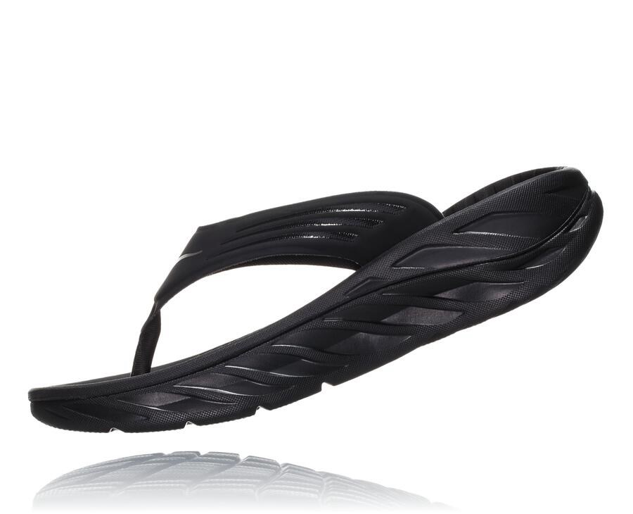 Hoka One One Sandalen Heren - Ora Recovery Flip - Zwart - YI5862741